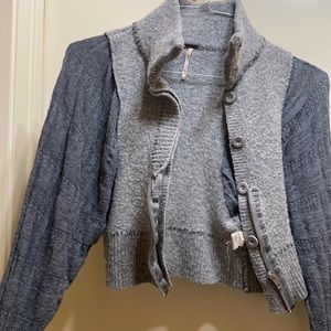Free People Gray sweater